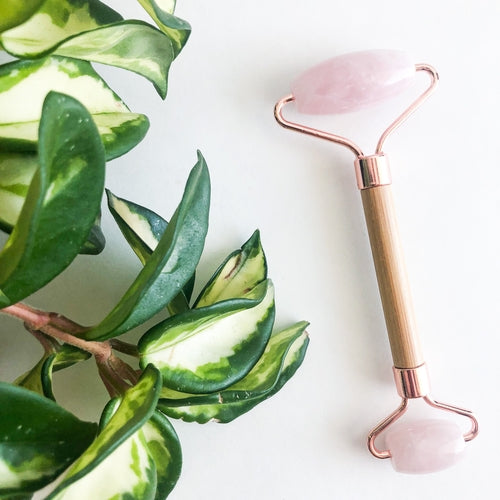 Heartfelt Glow Bamboo Facial Roller – Self-Care Gift Set - Amour Beauty