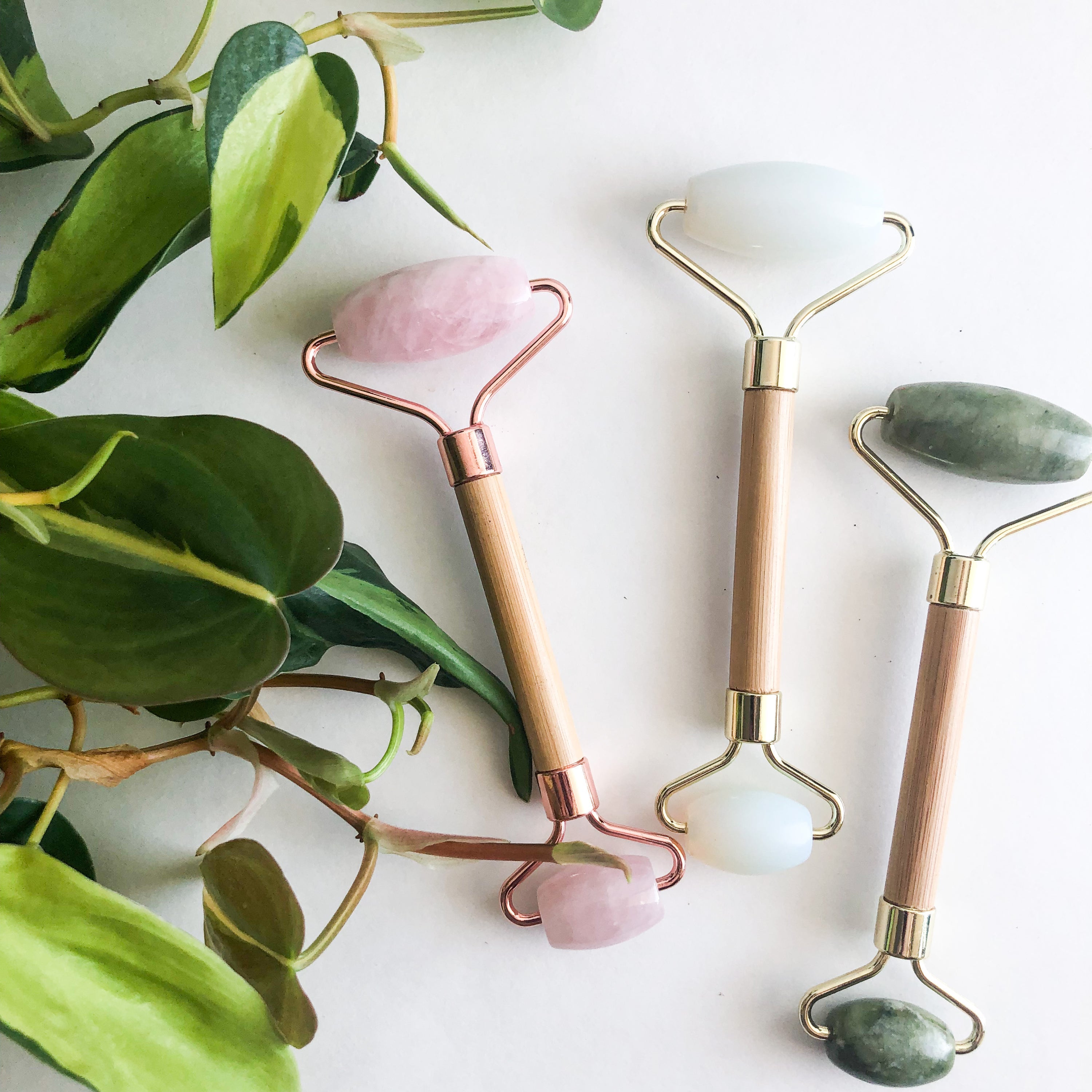 Heartfelt Glow Bamboo Facial Roller – Self-Care Gift Set - Amour Beauty