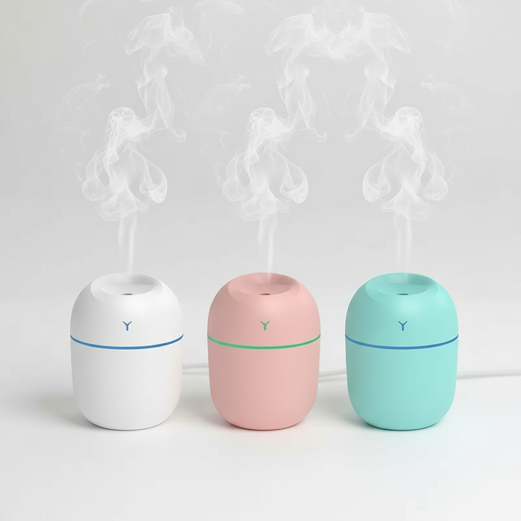Valentine’s Relaxation Ultrasonic Aroma Diffuser – USB & LED Lights - Amour Beauty