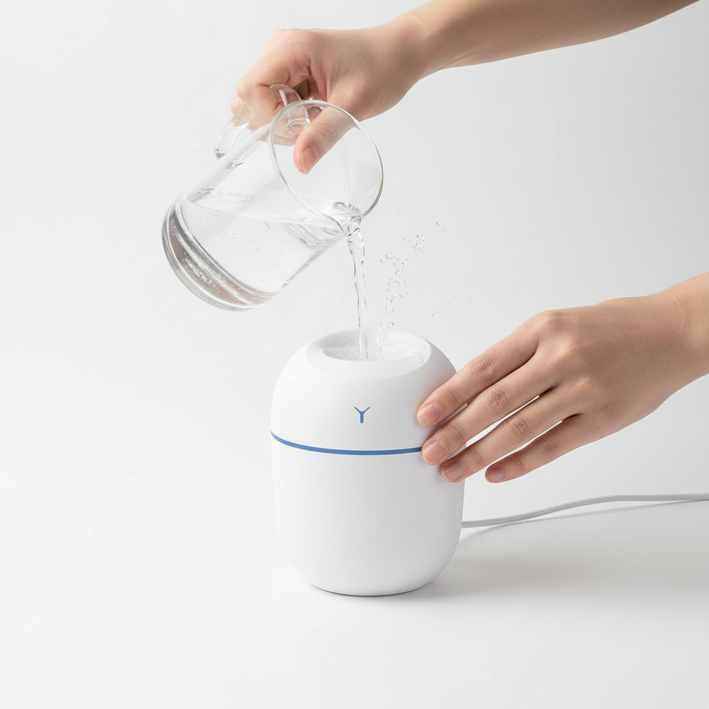 Valentine’s Relaxation Ultrasonic Aroma Diffuser – USB & LED Lights - Amour Beauty